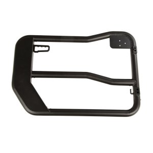 Jeep Wrangler Front Tube Doors - Rugged Ridge - Rugged Ridge Fortis - Satin Black - `18-`22